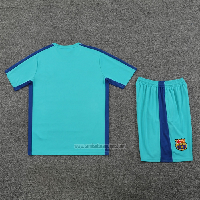 Chandal del Barcelona Manga Corta 2023-2024 Verde - Pantalon Corto